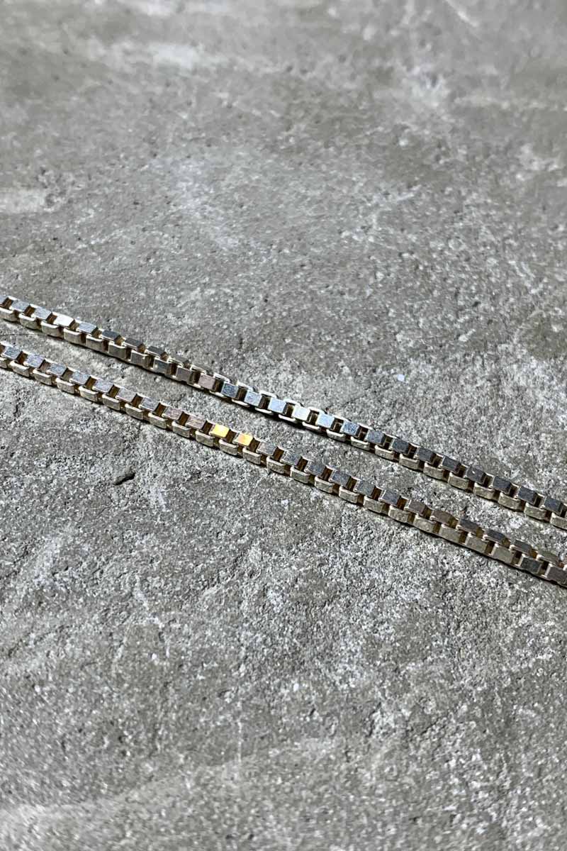 MADE IN ITALY 925 SILVER VENETIAN LINK NECKLACE [SIZE: ONE SIZE USED]