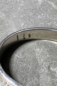MADE IN MEXICO 925 SILVER BANGLE [SIZE: ONE SIZE USED]