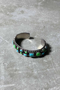 925 SILVER BANGLE W/TURQUOISE [SIZE: ONE SIZE USED]