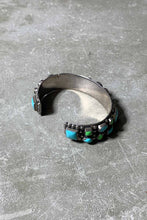 画像をギャラリービューアに読み込む, 925 SILVER BANGLE W/TURQUOISE [SIZE: ONE SIZE USED]
