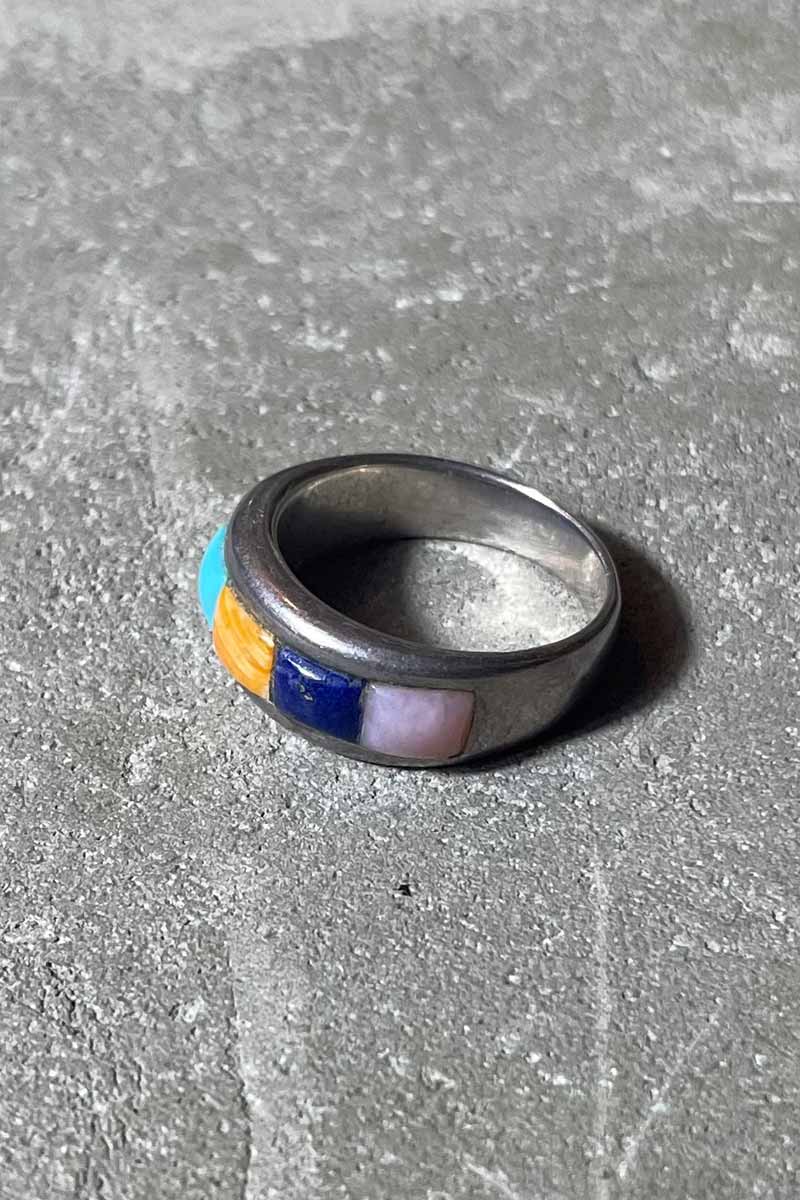 925 SILVER RING W/STONE [SIZE: US 8 (equivalent to JP 16.5) USED]
