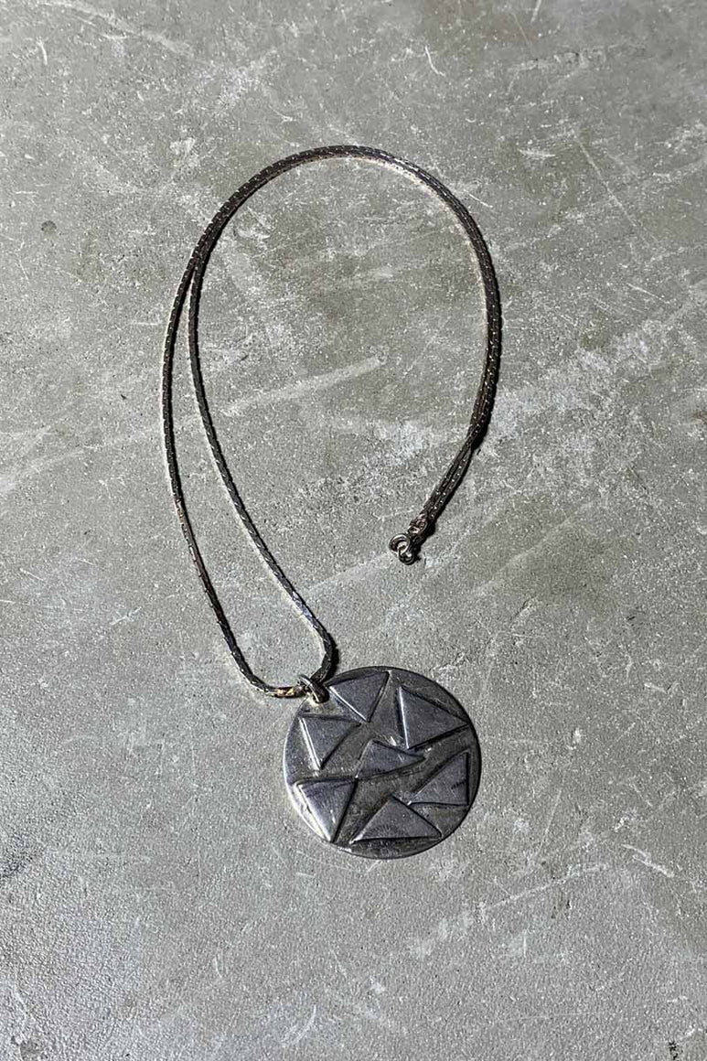 MADE IN DENMARK 1963'S VINTAGE SILVER NECKLACE [SIZE: ONE SIZE USED]