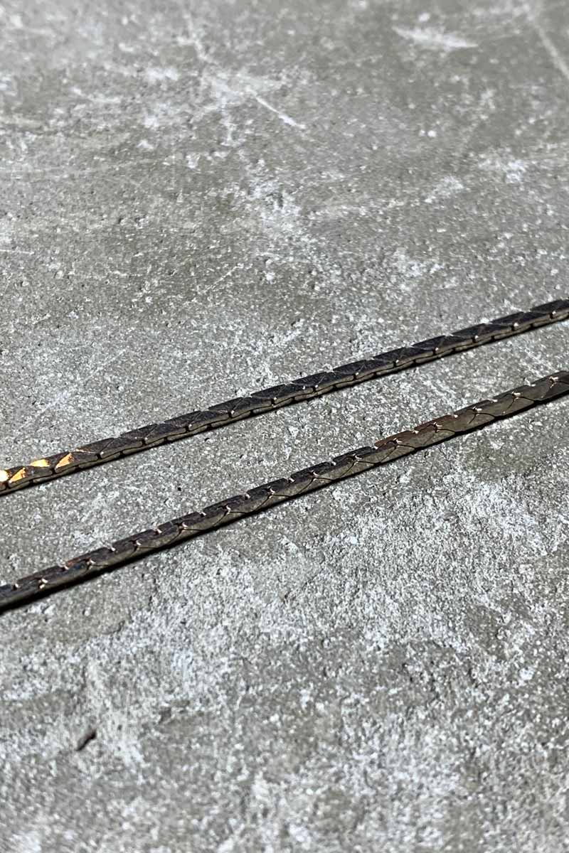 MADE IN DENMARK 1963'S VINTAGE SILVER NECKLACE [SIZE: ONE SIZE USED]