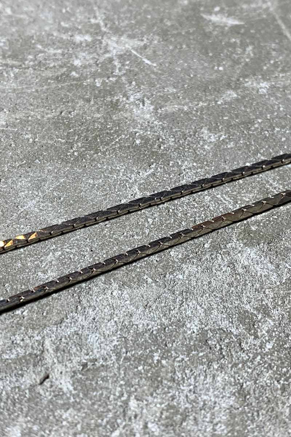 MADE IN DENMARK 1963'S VINTAGE SILVER NECKLACE [SIZE: ONE SIZE USED]