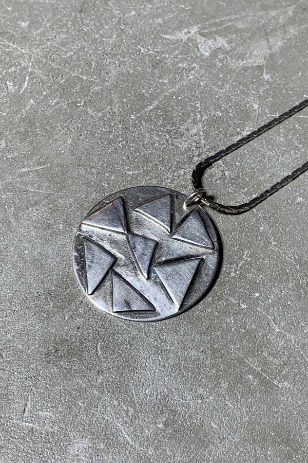 MADE IN DENMARK 1963'S VINTAGE SILVER NECKLACE [SIZE: ONE SIZE USED]