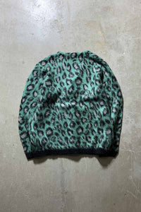 MOHAIR TOUCH CARDIGAN LEOPARD / GREEN [NEW]