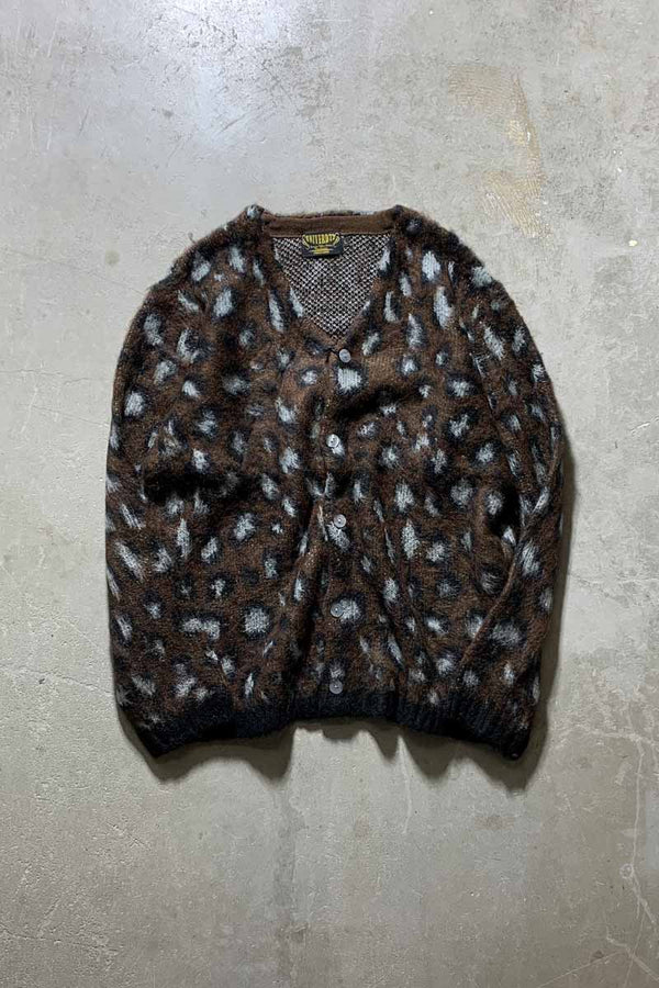 MOHAIR TOUCH CARDIGAN LEOPARD / BROWN [NEW]