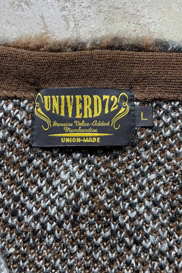 MOHAIR TOUCH CARDIGAN LEOPARD / BROWN [NEW]