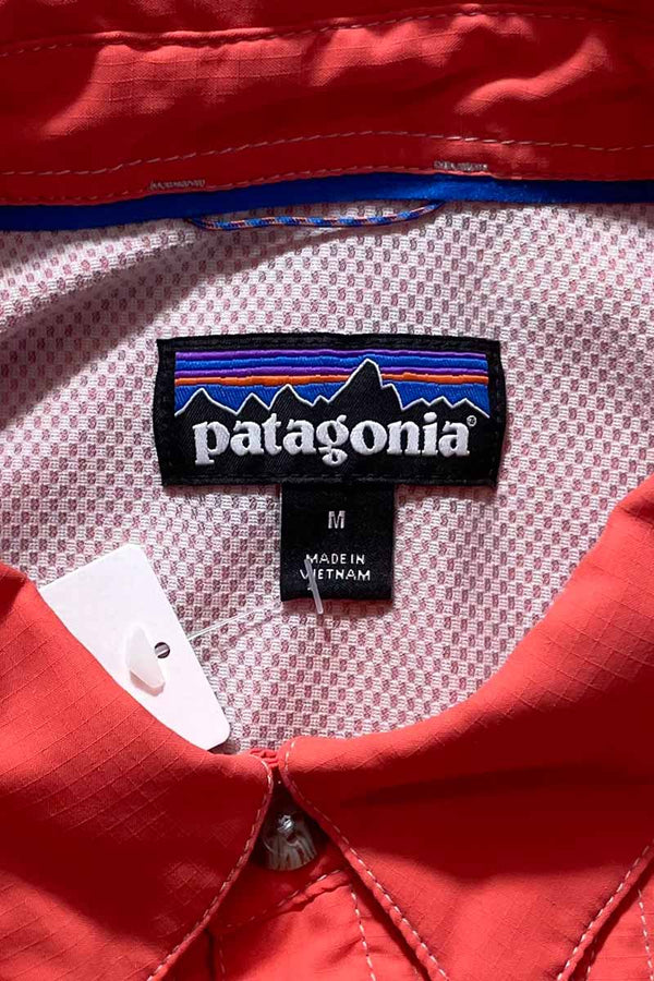 L/S RIPSTOP NYLON WORK SHIRT / PINK [SIZE: M USED]