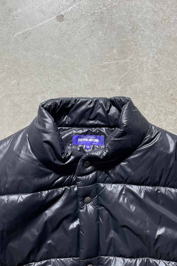 NYLON DILL PUFF JACKET / BLACK [SIZE: M USED]
