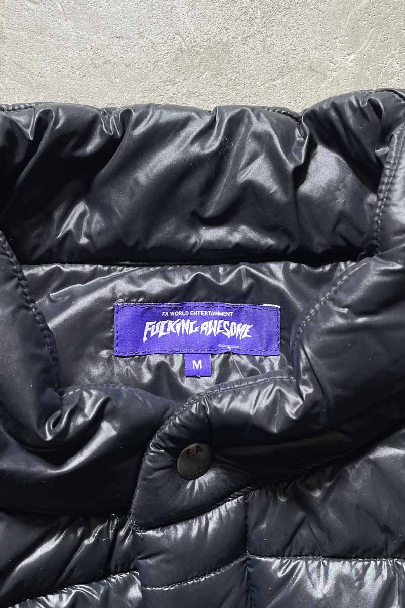 NYLON DILL PUFF JACKET / BLACK [SIZE: M USED]