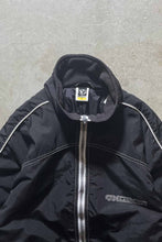画像をギャラリービューアに読み込む, Y2K EARLY 00&#39;S ZIP UP NYLON JACKET / BLACK [SIZE: L USED]
