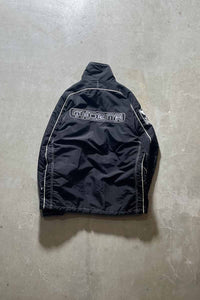 Y2K EARLY 00'S ZIP UP NYLON JACKET / BLACK [SIZE: L USED]