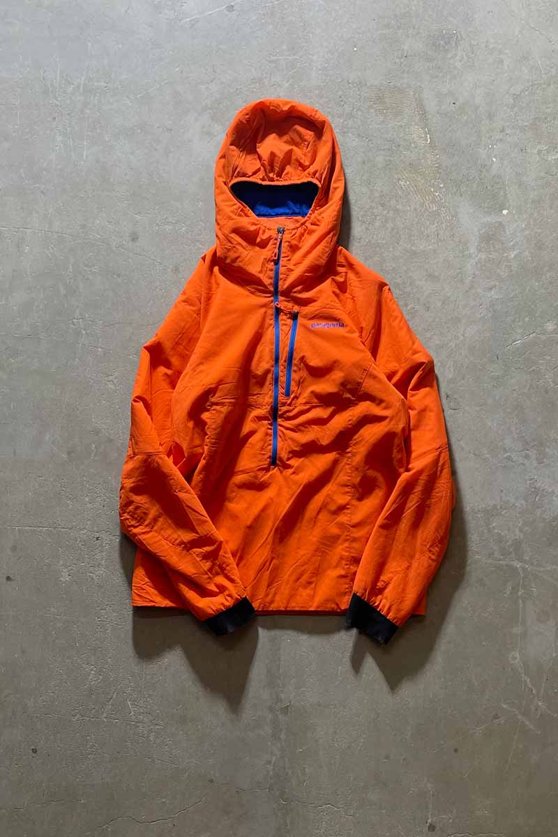 16'S NANO-AIR LIGHT HOODY HALF-ZIP PUFF JACKET / ORANGE [SIZE: L USED]
