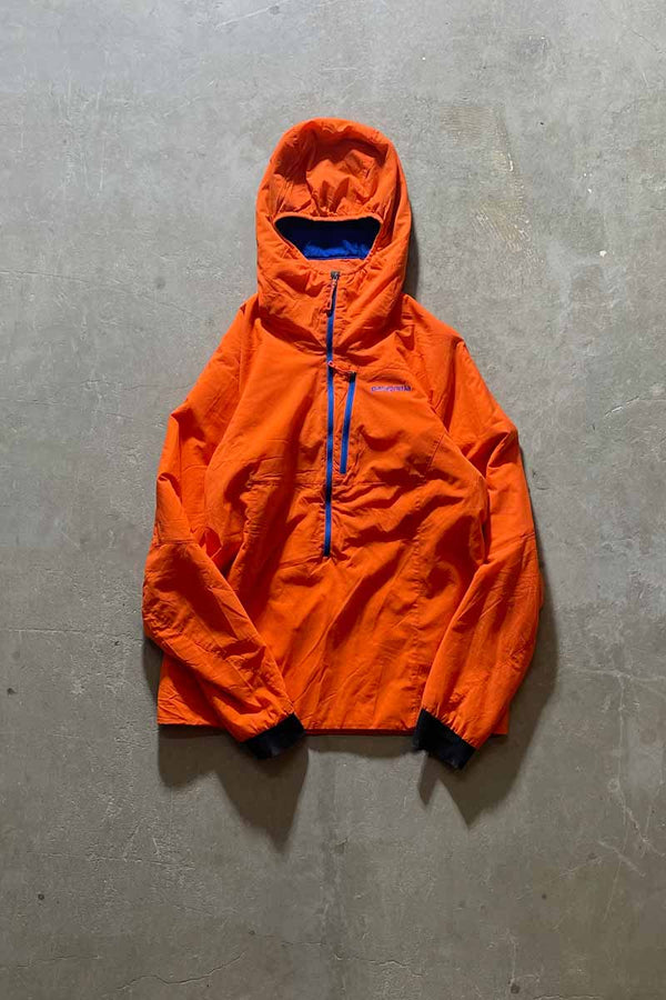 16'S NANO-AIR LIGHT HOODY HALF-ZIP PUFF JACKET / ORANGE [SIZE: L USED]