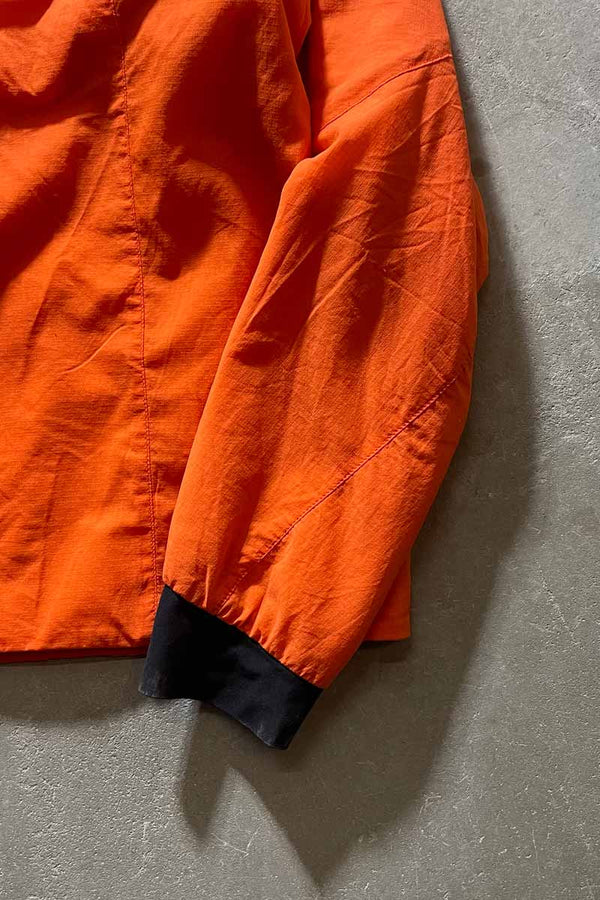 16'S NANO-AIR LIGHT HOODY HALF-ZIP PUFF JACKET / ORANGE [SIZE: L USED]