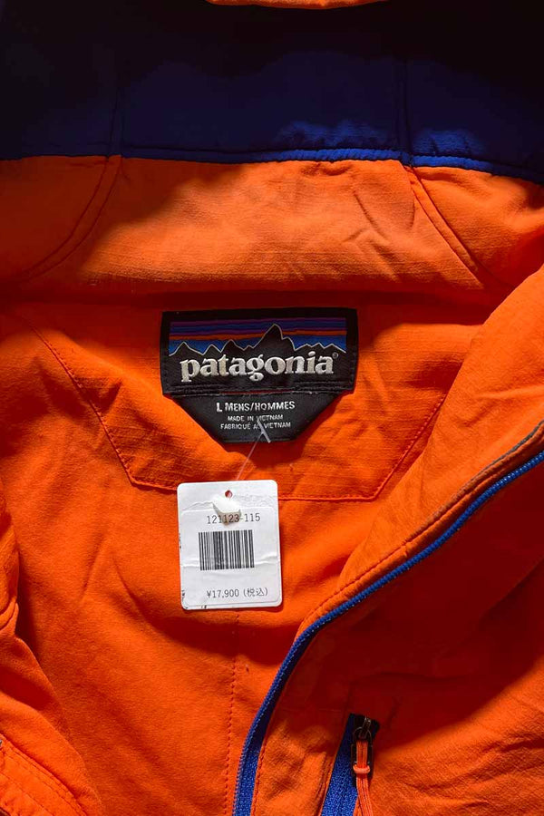 16'S NANO-AIR LIGHT HOODY HALF-ZIP PUFF JACKET / ORANGE [SIZE: L USED]