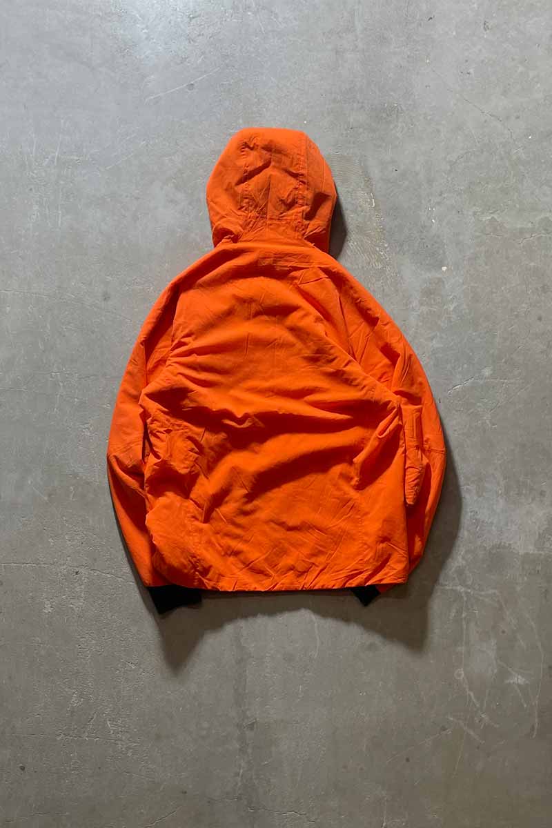 16'S NANO-AIR LIGHT HOODY HALF-ZIP PUFF JACKET / ORANGE [SIZE: L USED]