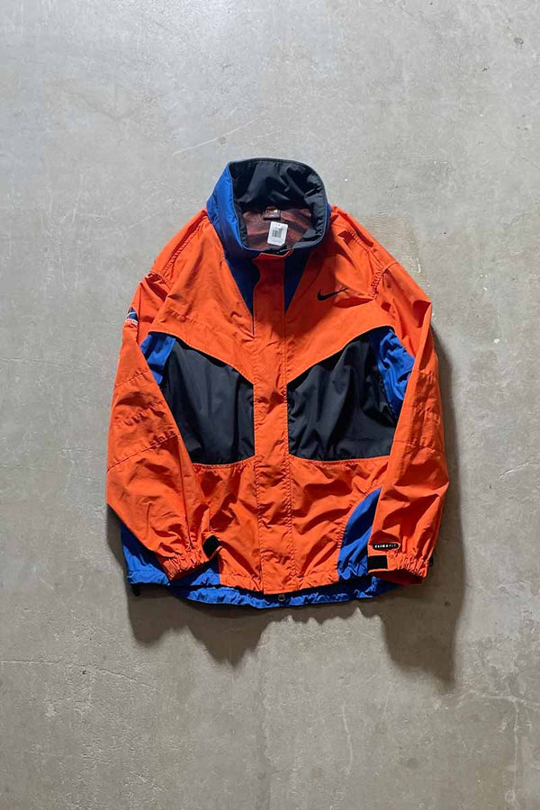 Y2K EARLY 00'S RIP-STOP NYLON JACKET / ORANGE [SIZE: M USED]