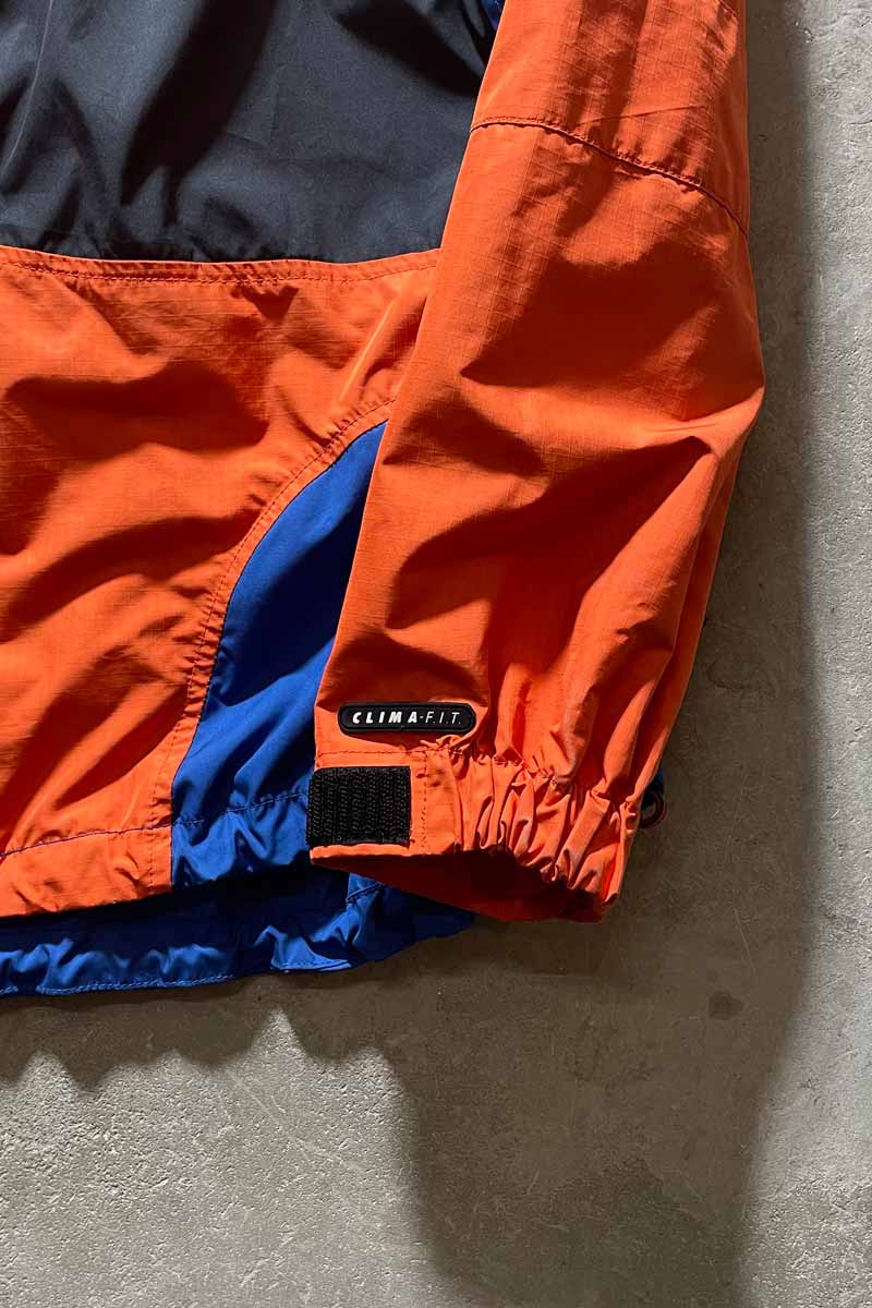 Y2K EARLY 00'S RIP-STOP NYLON JACKET / ORANGE [SIZE: M USED]