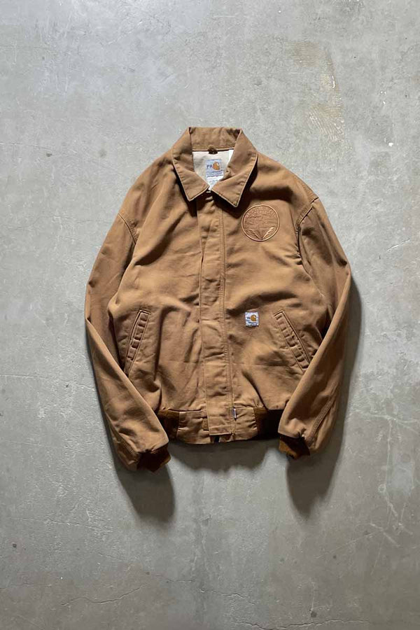 MADE IN USA 90'S DUCK JACKET FR / BEIGE [SIZE: L USED]