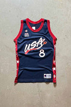 画像をギャラリービューアに読み込む, MADE IN USA 90&#39;S USA DREAM TEAM PIPPEN GAME SHIRT / NAVY [SIZE: XL USED]
