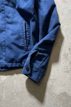 画像をギャラリービューアに読み込む, Y2K EARLY 00&#39;S VEGAN SUEDE ZIP UP JACKET / NAVY [SIZE: M USED]
