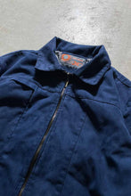 画像をギャラリービューアに読み込む, Y2K EARLY 00&#39;S VEGAN SUEDE ZIP UP JACKET / NAVY [SIZE: M USED]
