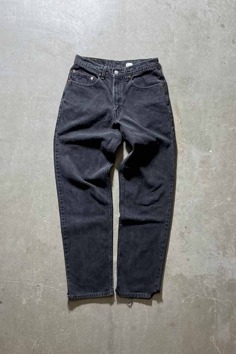 MADE IN CANADA 95'S 550 DENIM PANTS / SULFUR BLACK [SIZE: W32 x L34 USED]