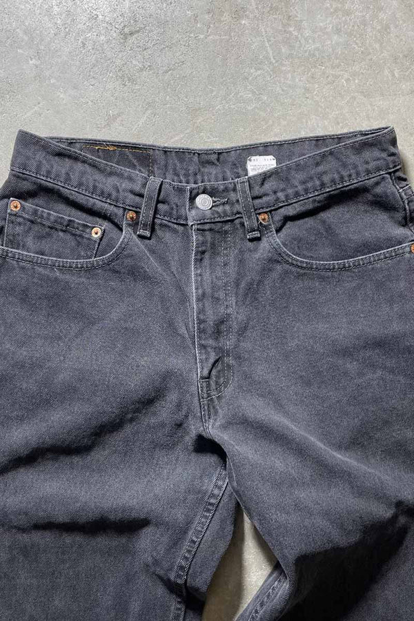 MADE IN CANADA 95'S 550 DENIM PANTS / SULFUR BLACK [SIZE: W32 x L34 USED]