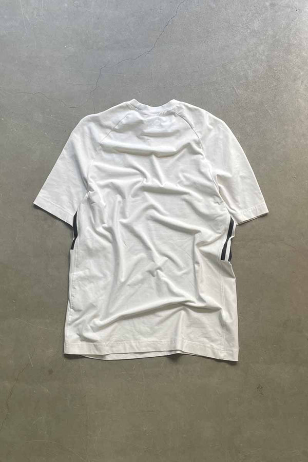 MADE IN TURKEY S/S 3 LINE T-SHIRT / WHITE [SIZE: L USED]
