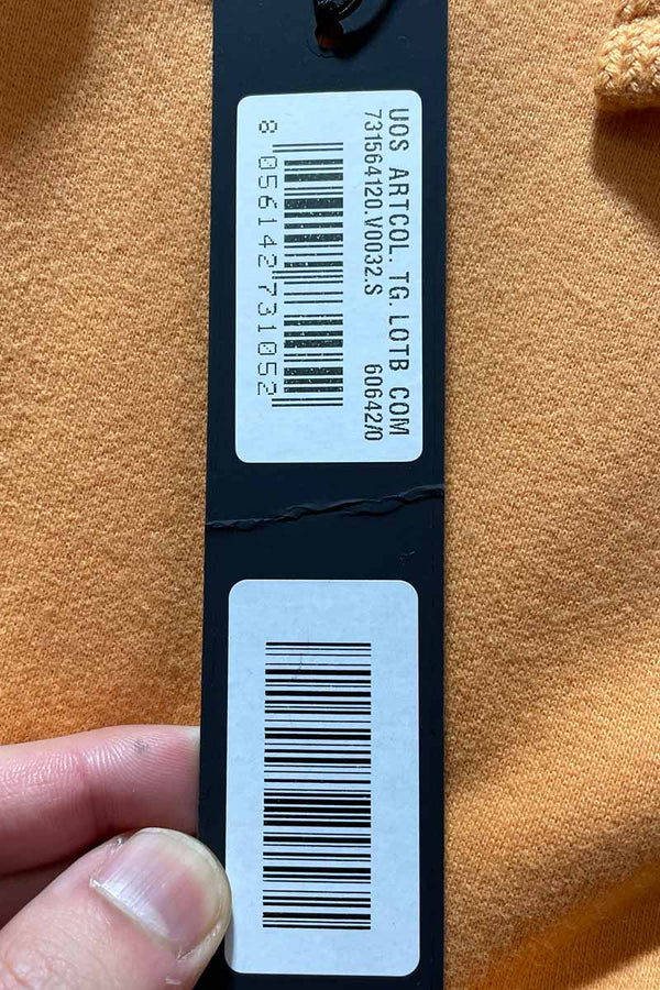 MADE IN ROMANIA 20AW SWEAT HOODIE / ORANGE [SIZE: S DEADSTOCK/NOS]