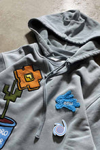 画像をギャラリービューアに読み込む, DESIGN SWEAT HOODIE  / GRAY [SIZE: S USED]
