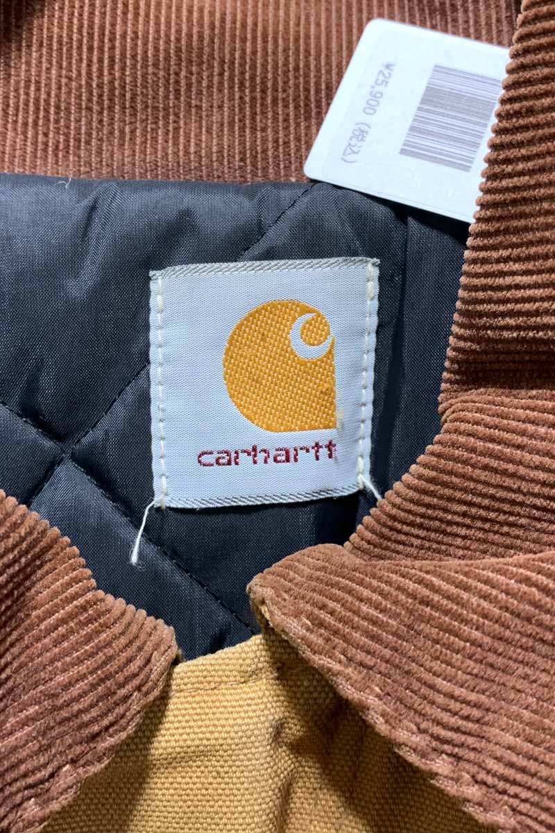 90'S DUCK TRADITIONAL JACKET W/QUILTING LINER / BEIGE [SIZE: L USED]