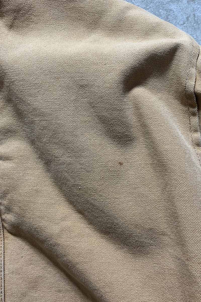 90'S DUCK TRADITIONAL JACKET W/QUILTING LINER / BEIGE [SIZE: L USED]