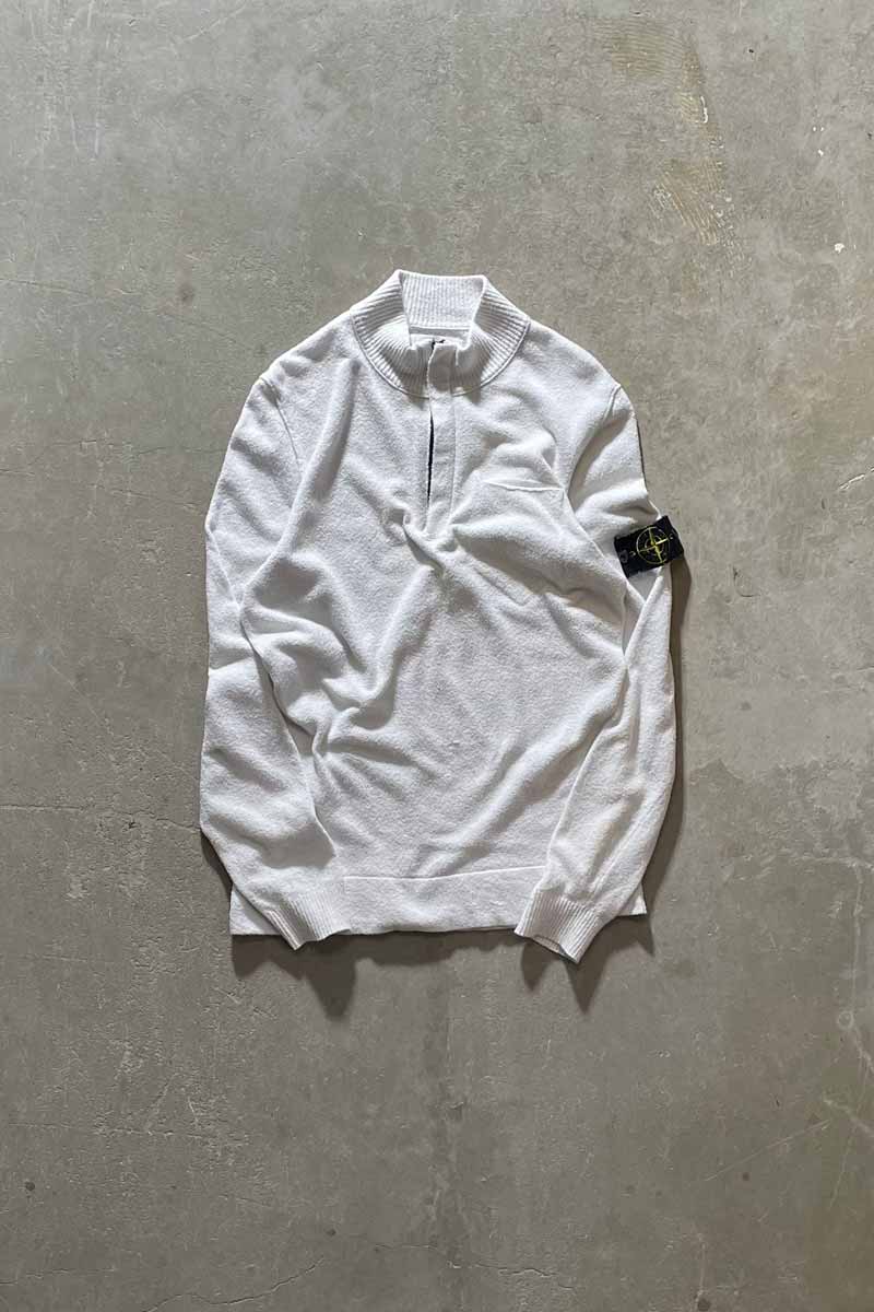STONE ISLAND | MADE IN ITALY 18SS HALF-ZIP KNIT SWEATER STONE ISLAND | MADE IN ITALY 18SS HALF-ZIP KNIT SWEATER
