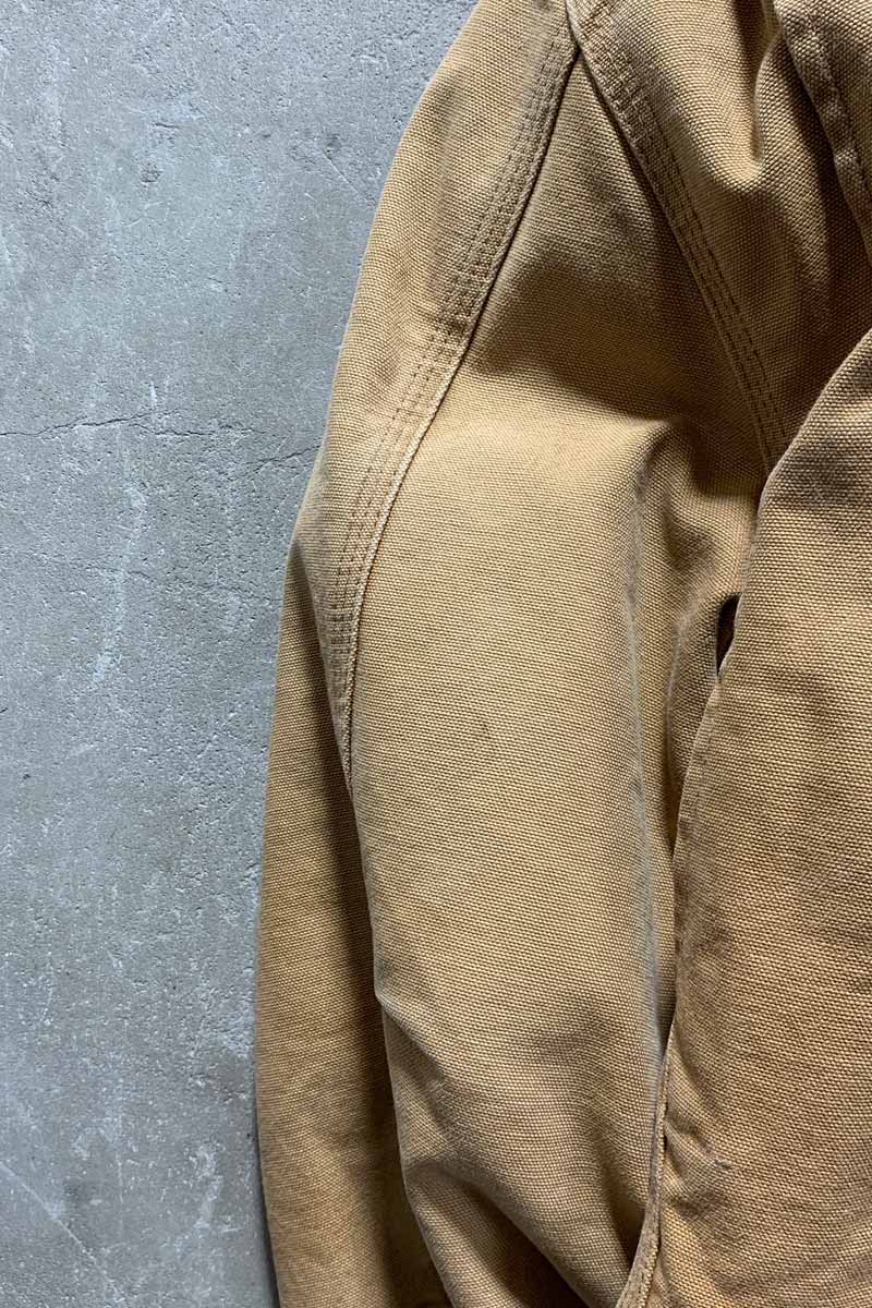 90'S DUCK TRADITIONAL JACKET W/QUILTING LINER / BEIGE [SIZE: L USED]