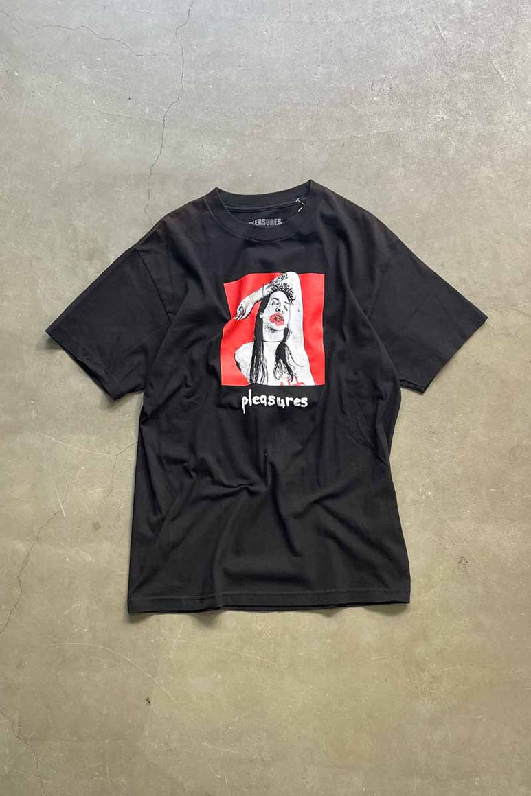 MADE IN MEXICO 20'S S/S MARILYN MANSON PRINT T-SHIRT / BLACK [SIZE: M USED]