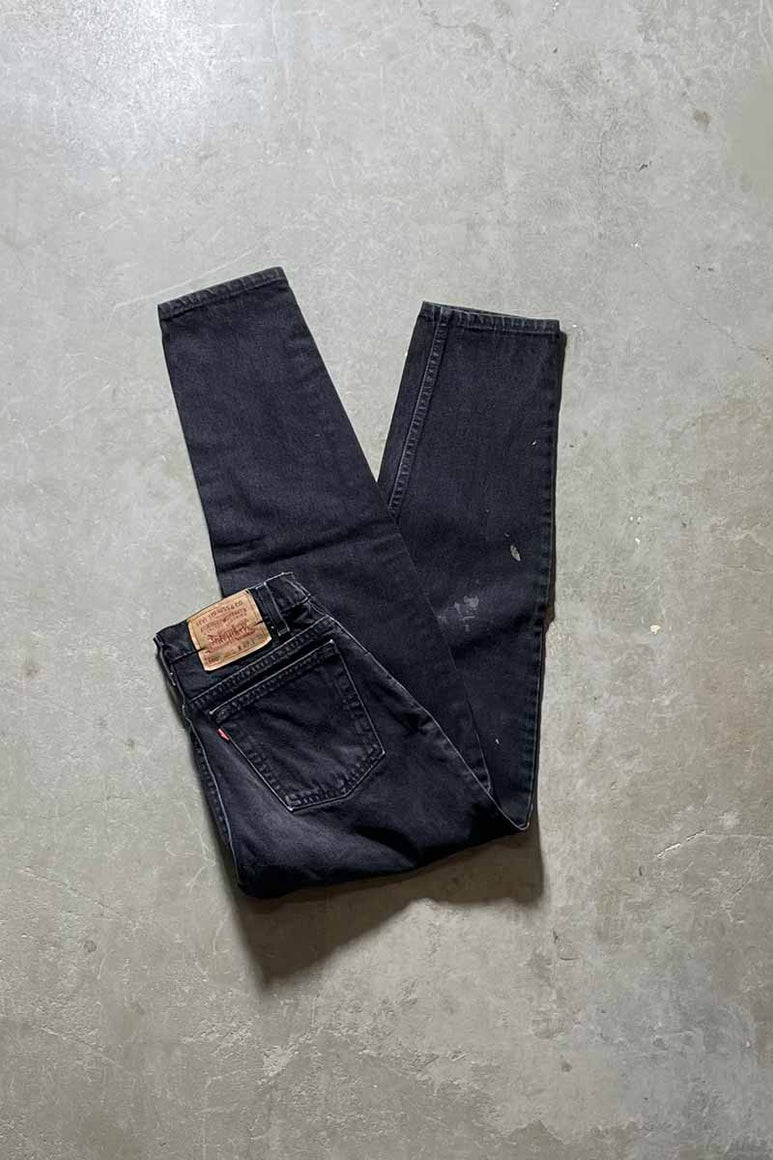 MADE IN USA 95'S 560 DENIM PANTS  / BLACK [SIZE: W29 x L30 USED]