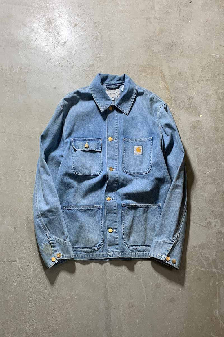 WASHED DENIM COVERALL / LIGHT INDIGO [SIZE: L USED]