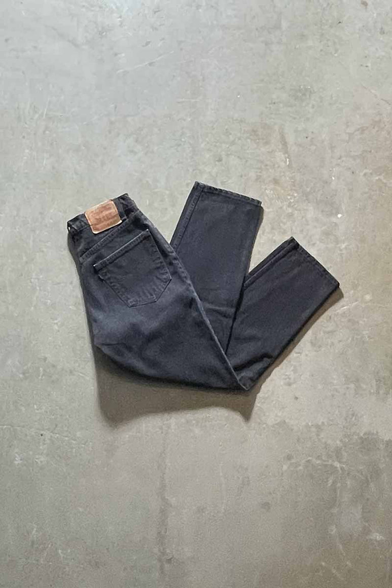 MADE IN CANADA 90'S 550 DENIM PANTS / BLACK [SIZE: W32 x L30 USED]