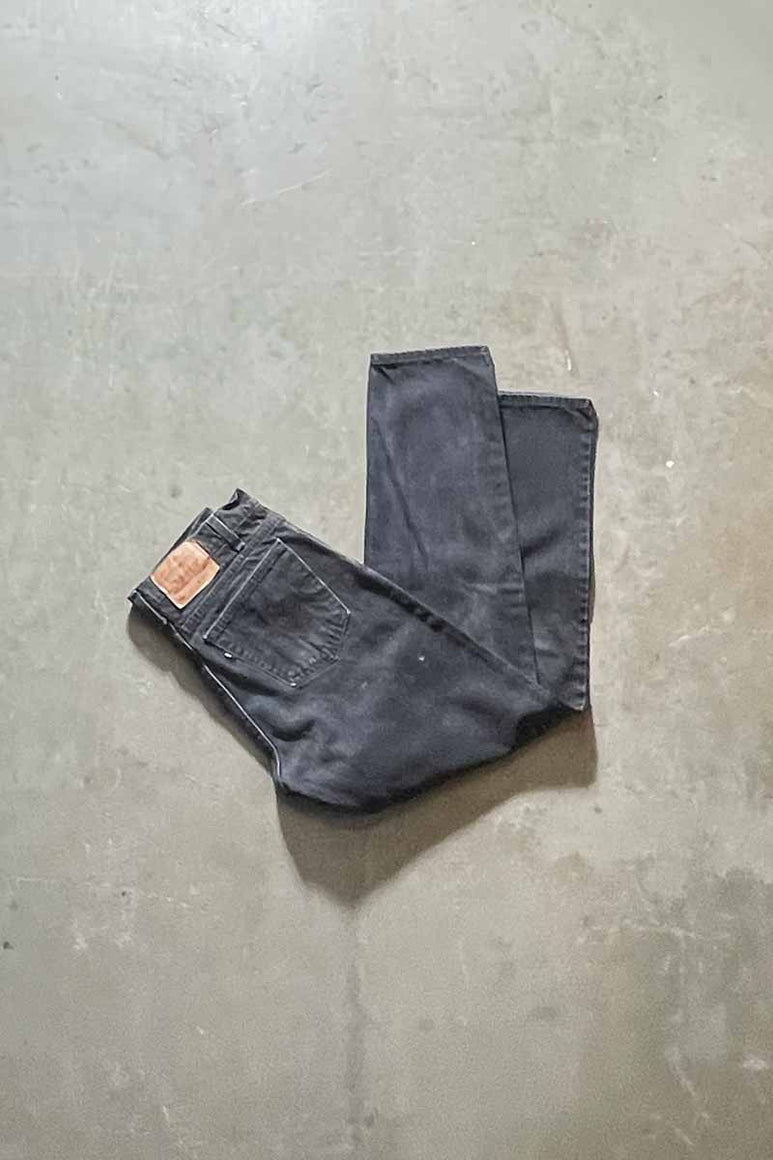 MADE IN USA 96'S 550 DENIM PANTS / BLACK [SIZE: W34 x L32 USED]