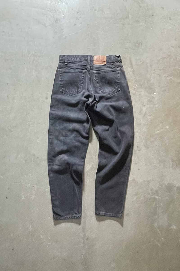 MADE IN USA 96'S 550 DENIM PANTS / SULFUR BLACK [SIZE: W34 x L32 USED]
