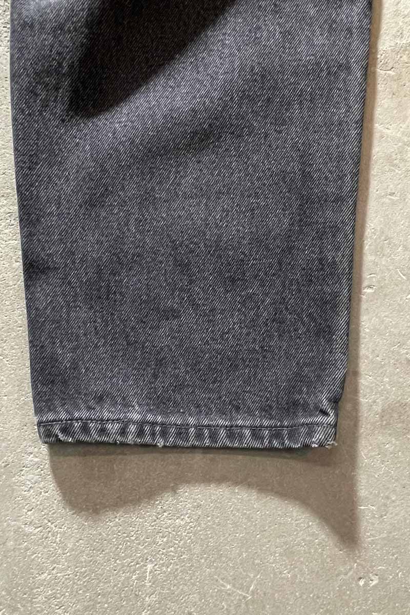 MADE IN USA 96'S 550 DENIM PANTS / SULFUR BLACK [SIZE: W34 x L32 USED]