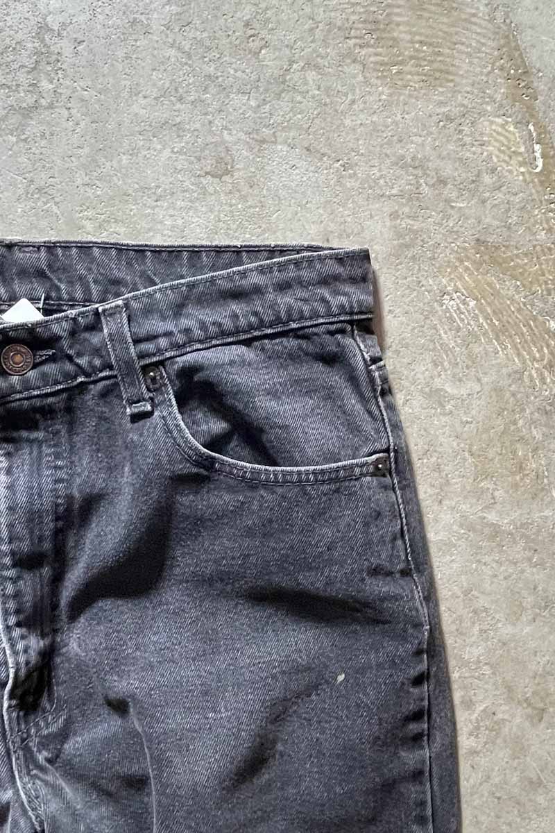 MADE IN USA 96'S 550 DENIM PANTS / SULFUR BLACK [SIZE: W34 x L32 USED]