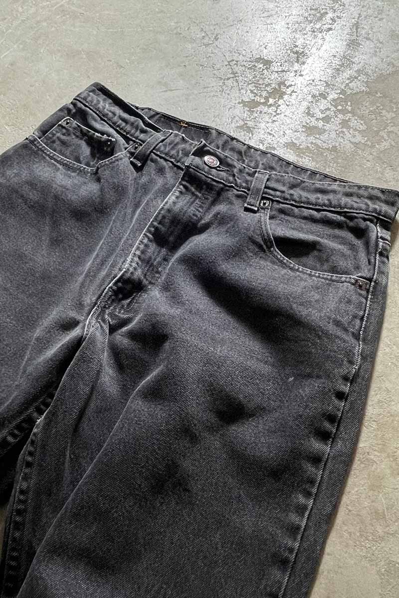 MADE IN USA 96'S 550 DENIM PANTS / SULFUR BLACK [SIZE: W34 x L32 USED]