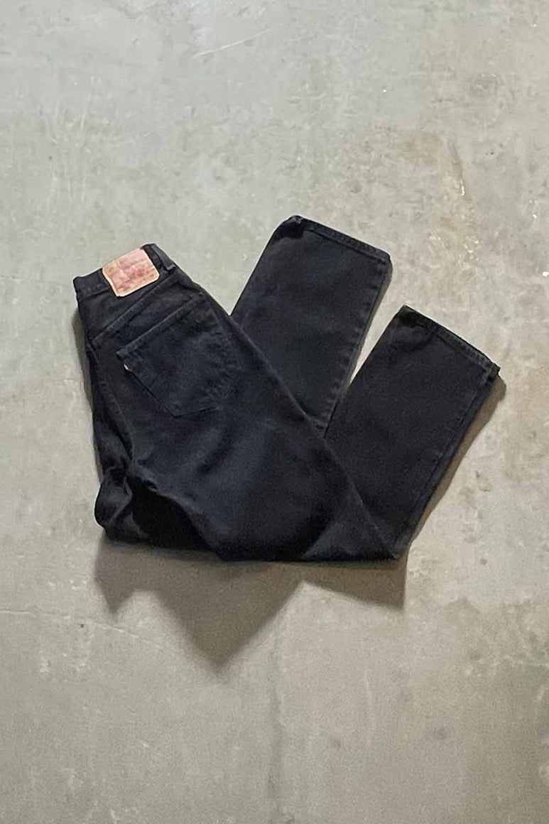 MADE IN MEXICO 04'S 550 DENIM PANTS / BLACK [SIZE: W32 x L32 USED]