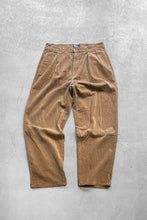 画像をギャラリービューアに読み込む, MADE IN USA 90&#39;S POLO CORDS 2 TUCK CORDUROY PANTS / BEIGE [SIZE: W34L30 USED]
