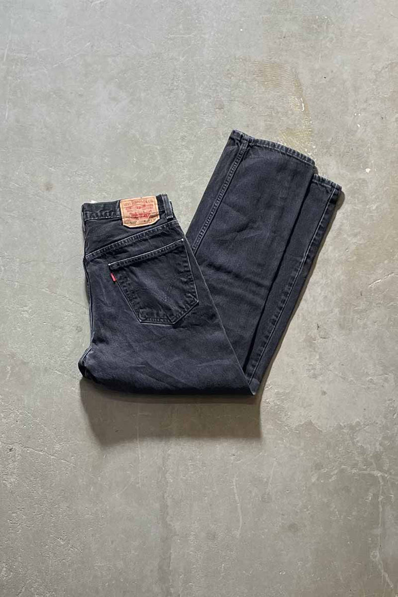 MADE IN MEXICO Y2K EARLY 00'S 505 DENIM PANTS / BLACK [SIZE: W33 x L30 USED]
