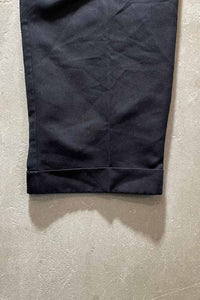 TUCK SLAKCS PANTS / NAVY [SIZE: W33 x L34 USED]